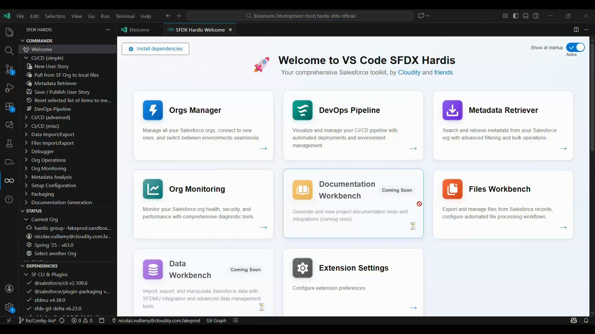 Metadata Retriever button